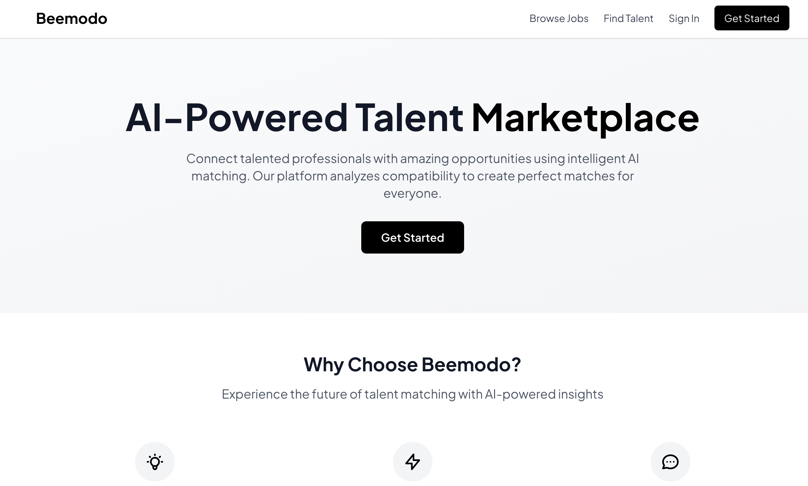 Beemodo app interface