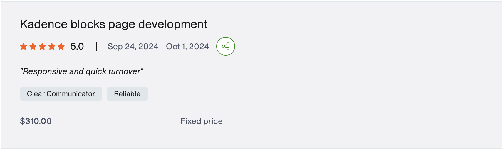 Client testimonial 2