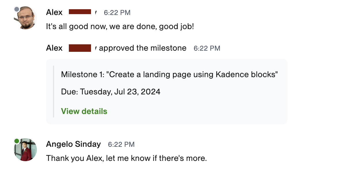 Client testimonial 6